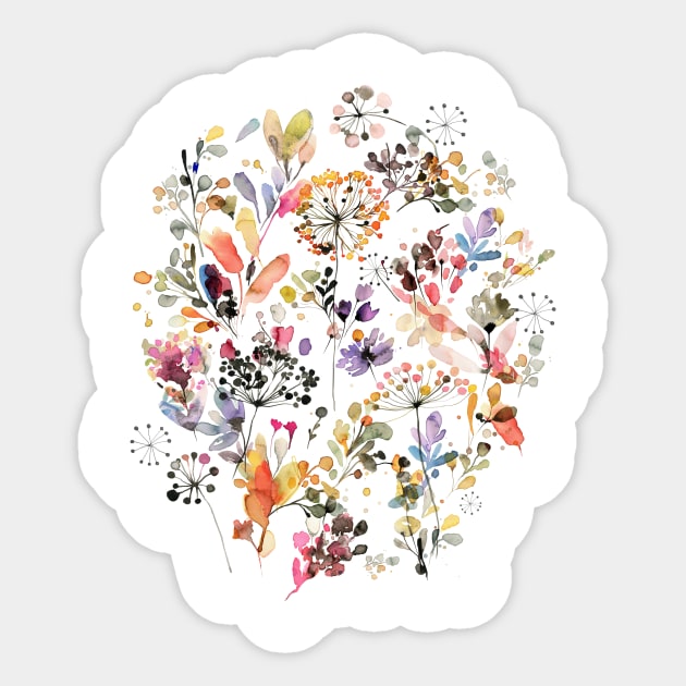 Spring Wild Grasses Sticker by ninoladesign